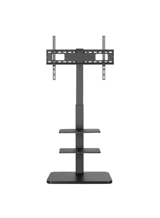 Lumi Durable Double Shelf Floor TV Stand Black 40 kg FS32-46D - Image 3