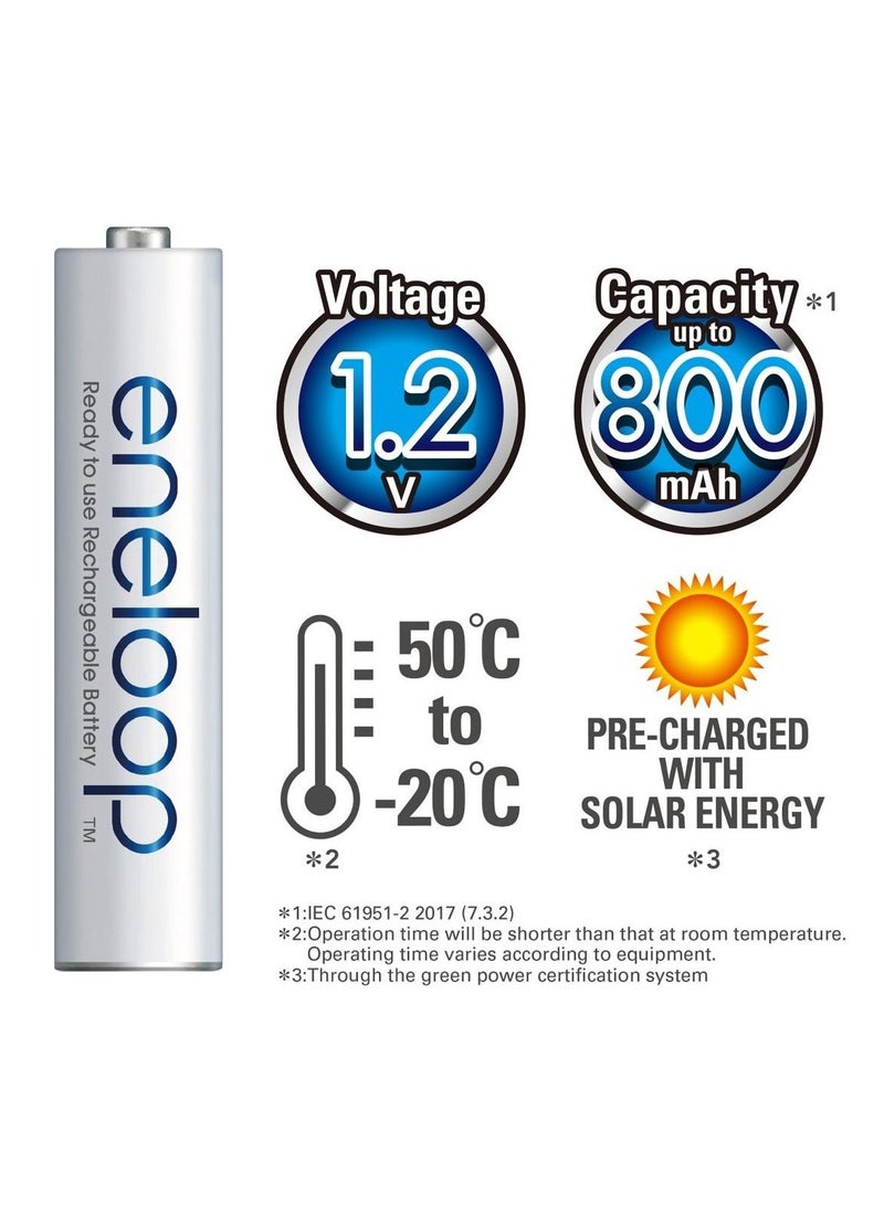 Panasonic 6 Pieces Eneloop AAA Rechargeable Batteries - Image 3