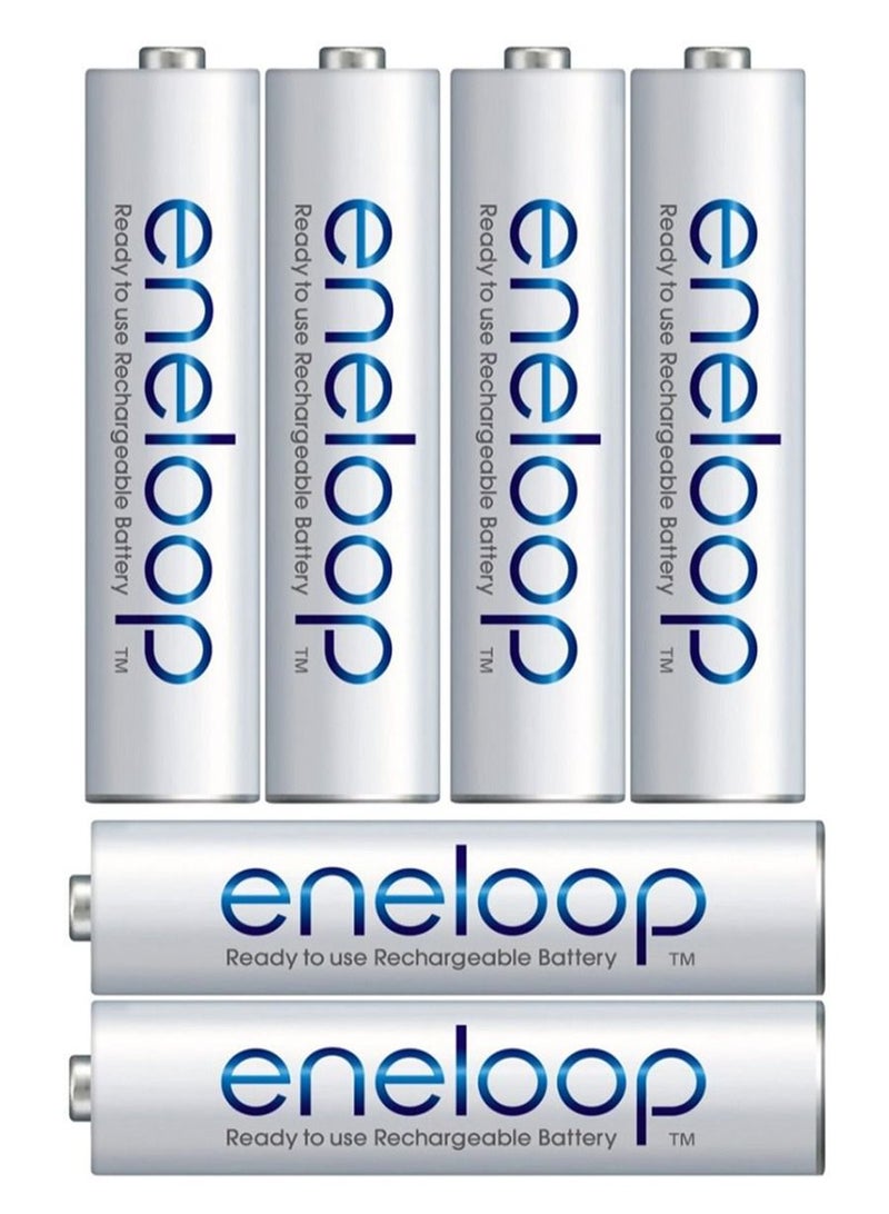 Panasonic 6 Pieces Eneloop AAA Rechargeable Batteries - Image 2