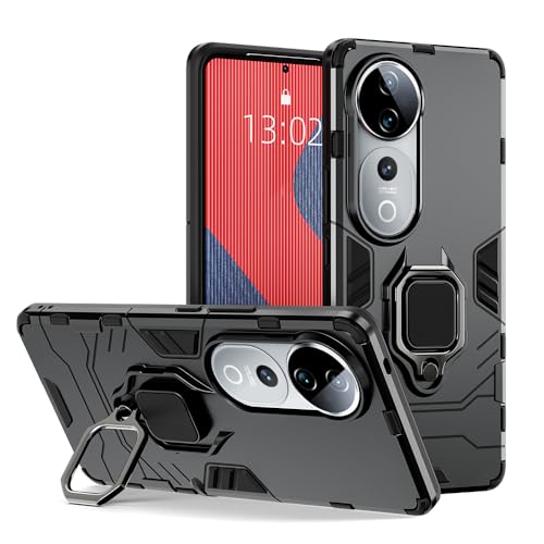 SPAZY CASE® Vivo V40 / V40 Pro 5G / T3 Ultra 5G Back Cover | Dual Layer Armor Defender Full Body Protective + PC Hybrid Kickstand Back Case for Vivo V40 / V40 Pro 5G / T3 Ultra 5G - Image 1