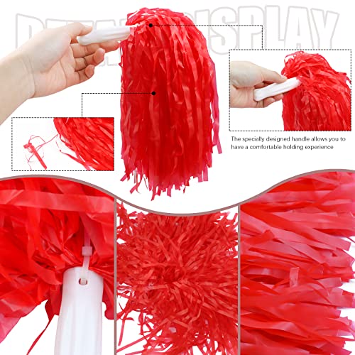Faxco Plastic Cheerleading Pom Pom for Spirit Squadsikit Rooters, Cheering Teams - Image 4