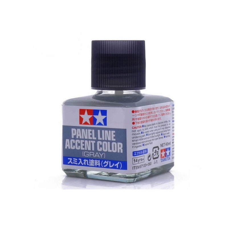 TAMIYA Panel Line Accent Color 40ml Grey TAM87133 Plastics Paint Enamels - Image 3