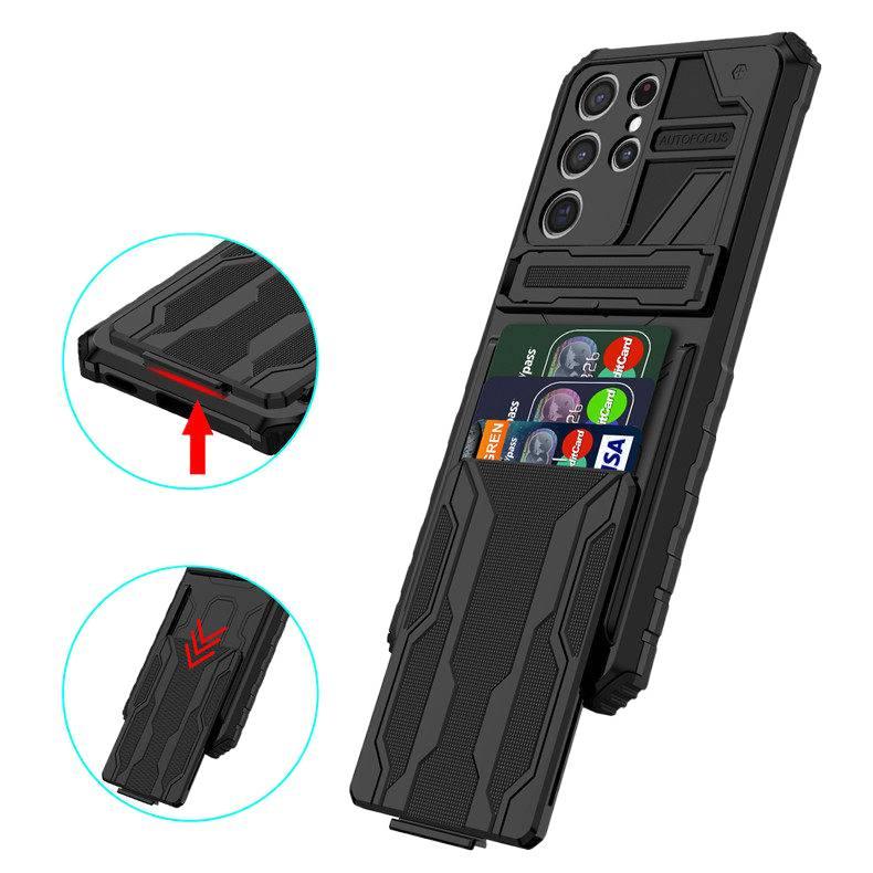 غطاء واقي بEco باللون الأخضر Material، حامل بطاقات، أخضر، حامل قائم، لـ Samsung S25 Ultra / Samsung S25 بوظيفة حامل للهدايا للاستخدام الشخصي للعائلة - Image 3