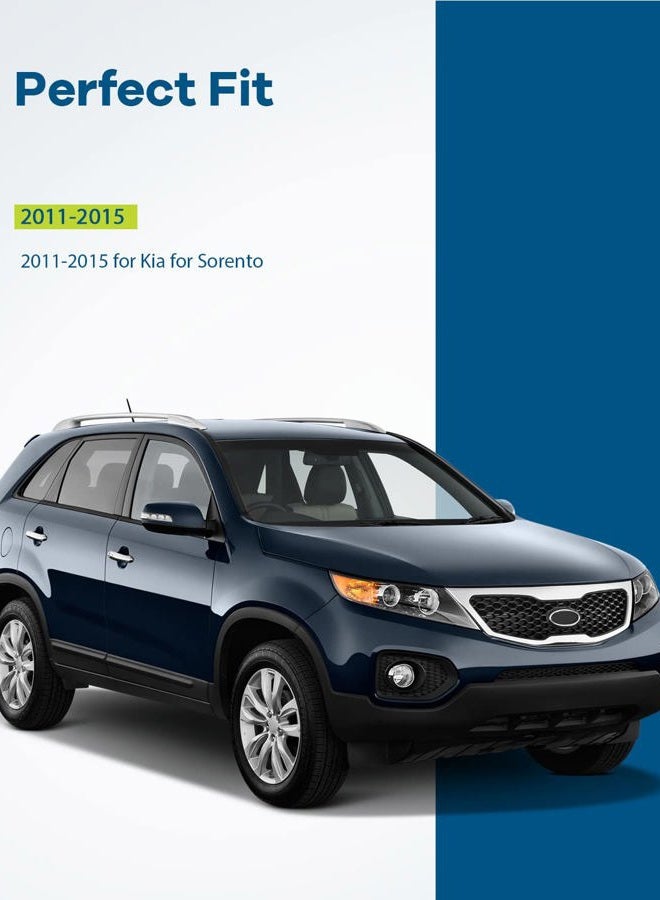 LUJUNTEC Exterior Front Passenger Right Door Handle Replacement for 2011-2015 for Kia for Sorento, Replace OE 826511U010, 826512P010, 826521U030 Chrome - Image 2