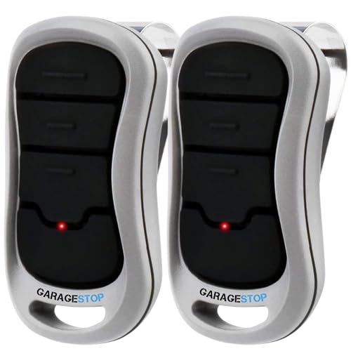 GARAGE STOP 2X for Genie Intellicode Garage Door Remote, G3T-BX G3T-R 3-Button Genie Garage Door Opener Remote Replacement, Auto-Seek Dual Frequency (1997 to Present) - Image 1