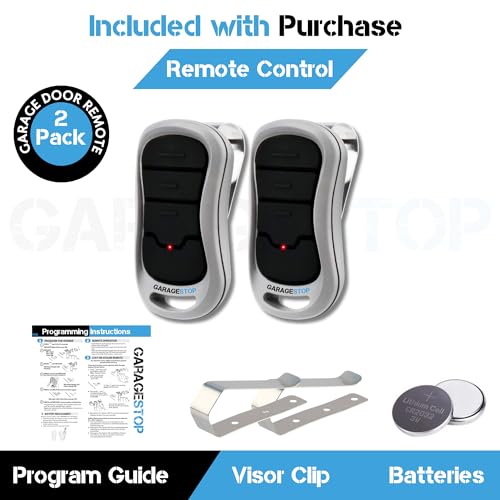 GARAGE STOP 2X for Genie Intellicode Garage Door Remote, G3T-BX G3T-R 3-Button Genie Garage Door Opener Remote Replacement, Auto-Seek Dual Frequency (1997 to Present) - Image 4