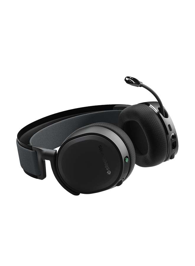 ستيل سيريز سماعة الألعاب اللاسلكية SteelSeries Arctis 7+ - 2.4 جيجا هرتز - عمر البطارية 30 ساعة - USB-C - 7.1 محيطي - للكمبيوتر الشخصي، PS5، PS4، Mac، Android وSwitch - Image 3