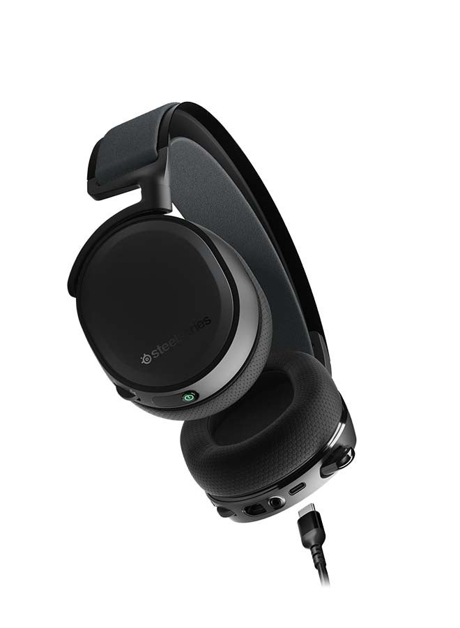 ستيل سيريز سماعة الألعاب اللاسلكية SteelSeries Arctis 7+ - 2.4 جيجا هرتز - عمر البطارية 30 ساعة - USB-C - 7.1 محيطي - للكمبيوتر الشخصي، PS5، PS4، Mac، Android وSwitch - Image 2
