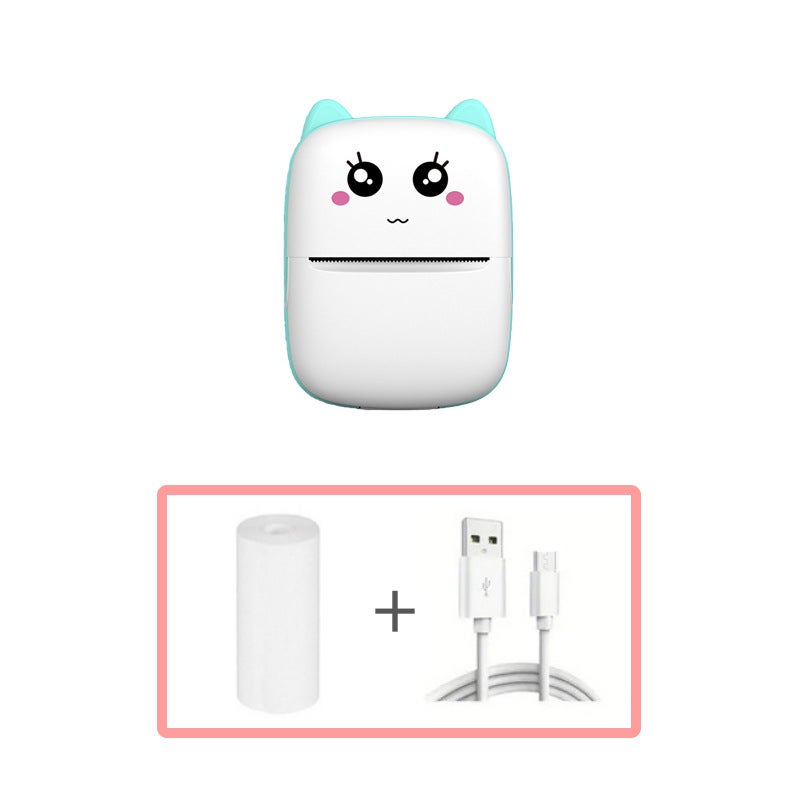 New Mini Small Printer Bluetooth Thermal Wrong Topic Pocket Portable Ink Free Printing Sale - Image 1