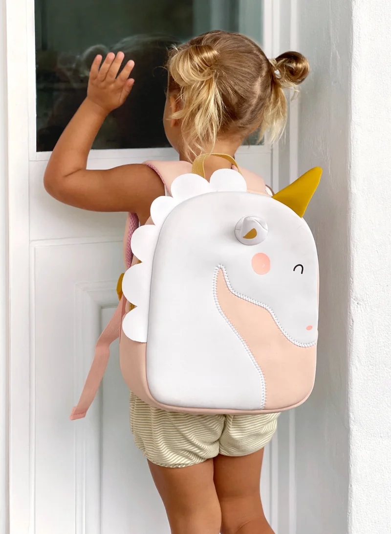 SUNNY LIFE Neoprene Backpack Seahorse Unicorn - White