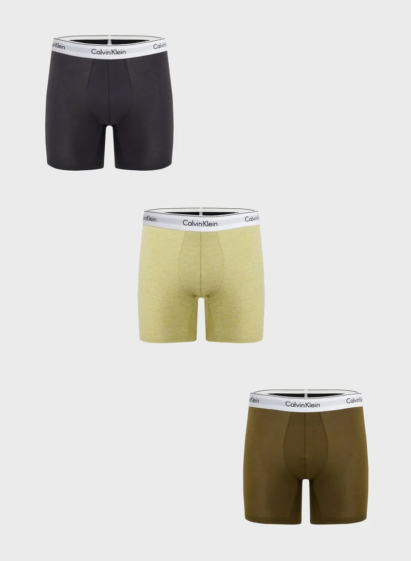 CALVIN KLEIN 3 Pack Assorted Trunks