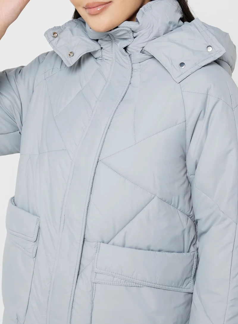 ELLA Longline Padded Jacket