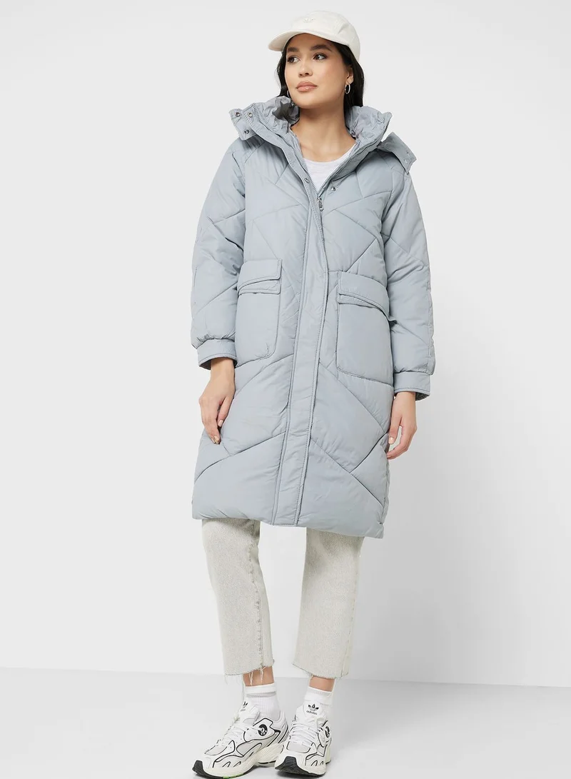 ELLA Longline Padded Jacket