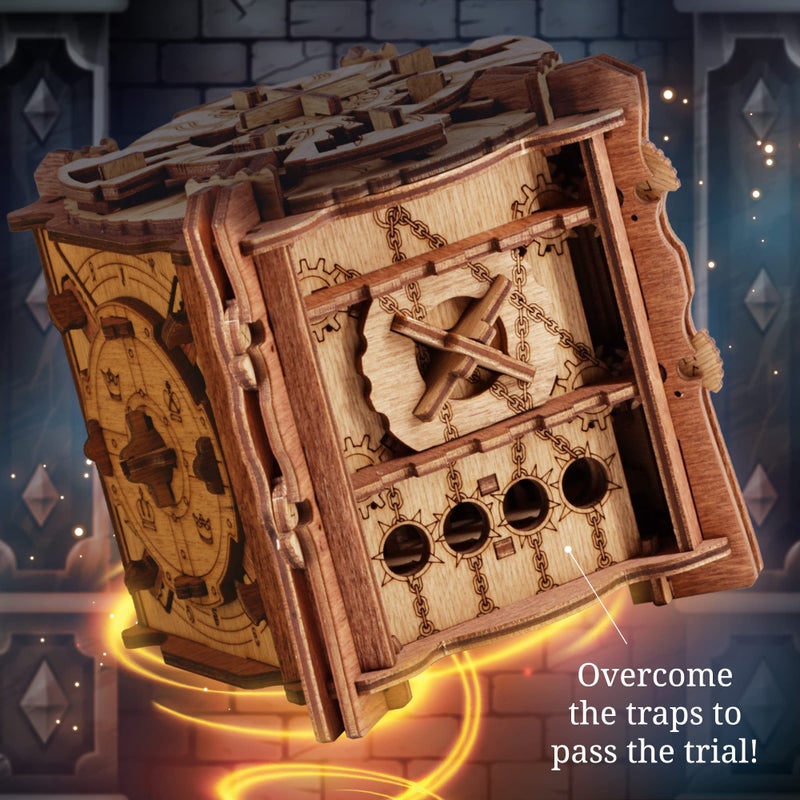 iDventure Cluebox The Trial of Camelot | Escape Room Puzzle Box | Challenging 3D Puzzle | Brain Teaser for Adults | Unique Gift Idea - Image 5