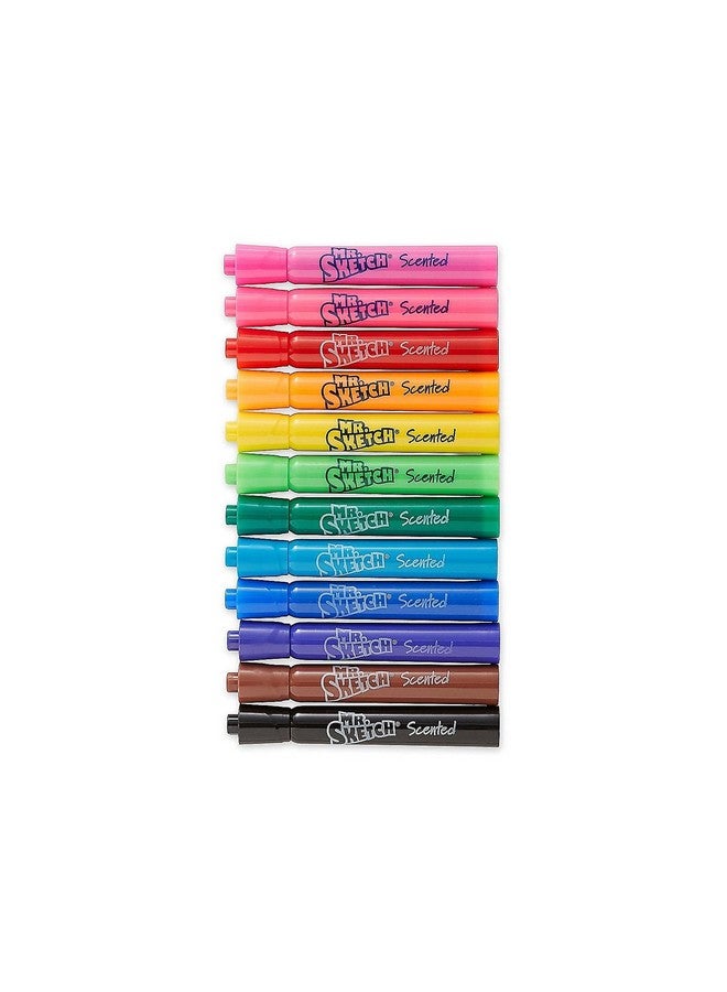 مستر.سكيتش 1905069 قلم تحديد مائي معطر برأس مشطوف 12 لونًا 12/مجموعة - Image 3