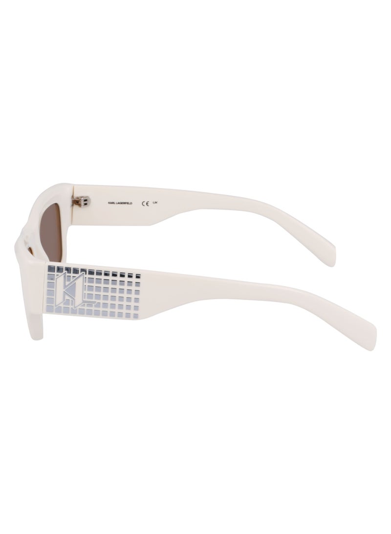 Karl Lagerfeld FULL RIM INJECTED CP INJECTED KARL LAGERFELD SUNS KL6141S 5221 (105) WHITE - Image 4