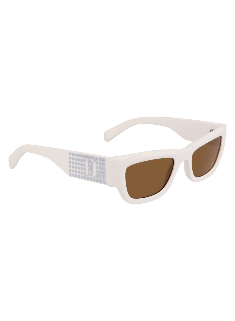 Karl Lagerfeld FULL RIM INJECTED CP INJECTED KARL LAGERFELD SUNS KL6141S 5221 (105) WHITE - Image 3