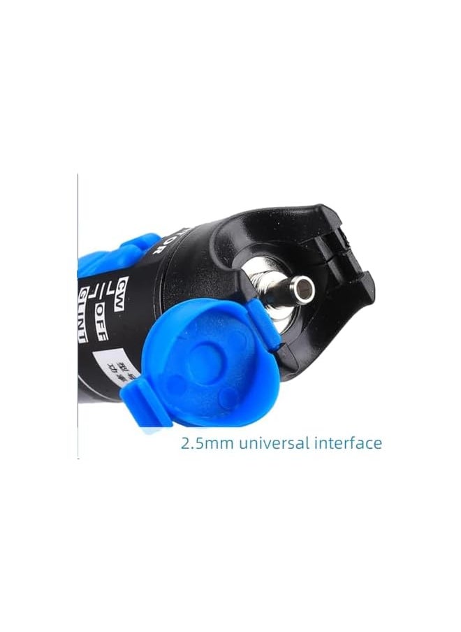 PROMASS promass Visual Fault Locator,Red Light Pen Fiber Optic Cable Tester Meter,Cable Test Equipment Suitable for 2.5 mm Connector, for CATV Telecommunications Engineering Maintenance  - Image 2