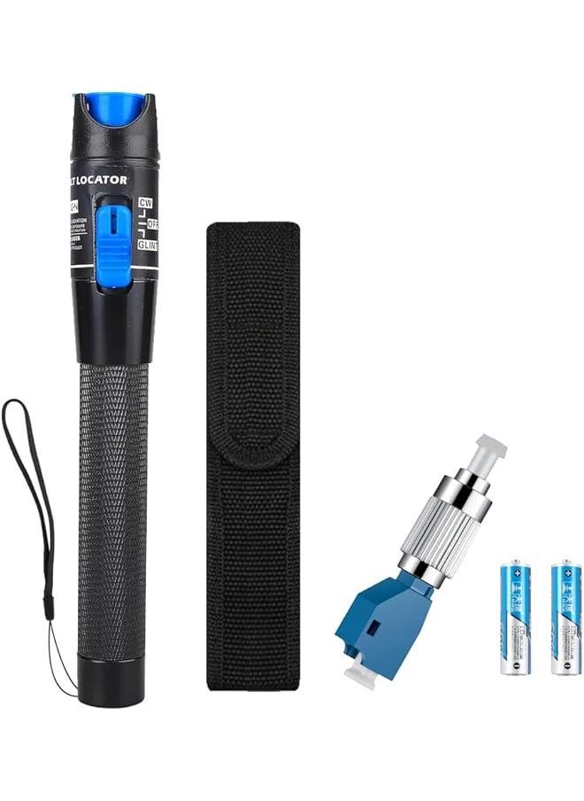 PROMASS promass Visual Fault Locator,Red Light Pen Fiber Optic Cable Tester Meter,Cable Test Equipment Suitable for 2.5 mm Connector, for CATV Telecommunications Engineering Maintenance  - Image 1