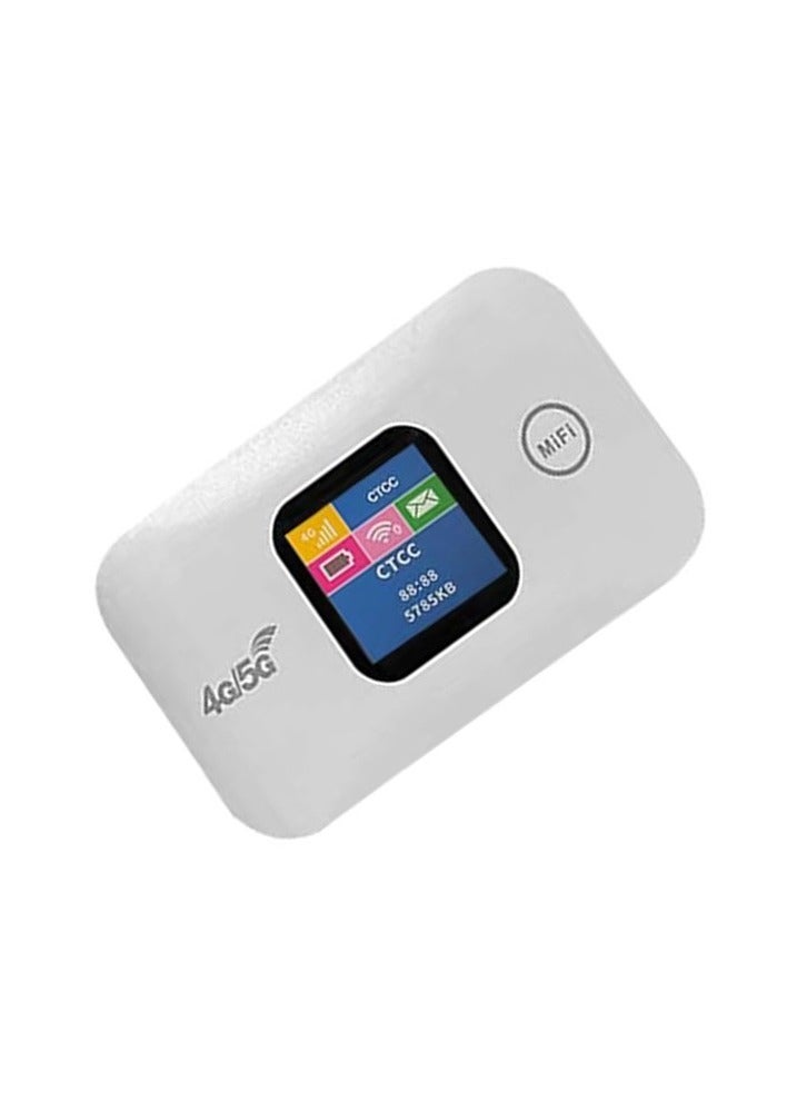 عام موجه واي فاي محمول 4G MiFi بسرعة 150 ميجابت في الثانية مع فتحة بطاقة SIM يدعم 10 مستخدمين للهواتف المحمولة والكمبيوتر المحمول والأجهزة اللوحية والمكتبية - Image 1