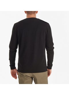 Columbia Csc M Basic Sm Logo Ls Tee Black Men's T-Shirt CS0354-010  - Image 2