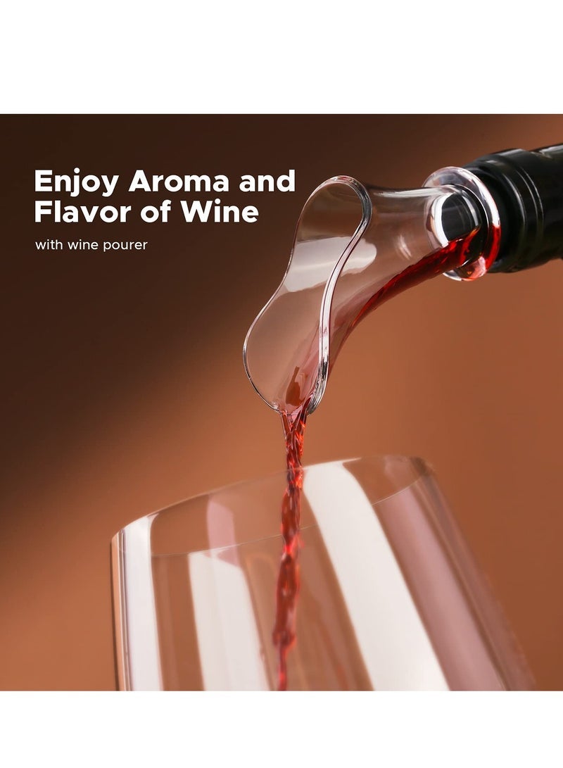 Captaintech Electric Wine Corkscrew with Foil Cutter and 1 Vacuum Corkscrew, Automatic Wine Corkscrew, 4 in 1 Gift Set for Wine Enthusiasts, Men, Fathers, Kitchen, Parties and Home Use. - Image 2