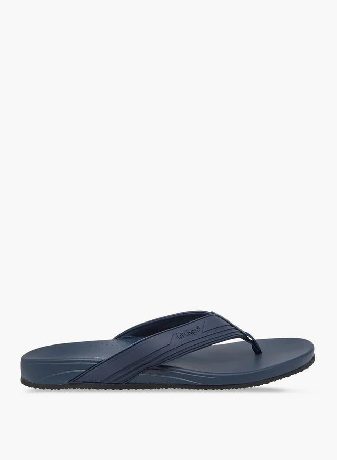 Men's Logo Detail Thong Slippers