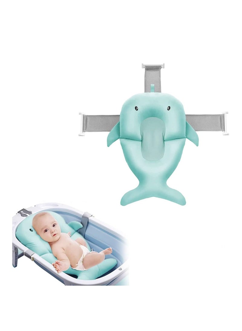 Y&D Baby Bath Pad, Adjustable Non-Slip Floating Infant Support Cushion, Pillow for Bathtub, Tub Seat Mat For New Born, Infants Bathing Support, Organizers, 0-12 Months  - Image 1