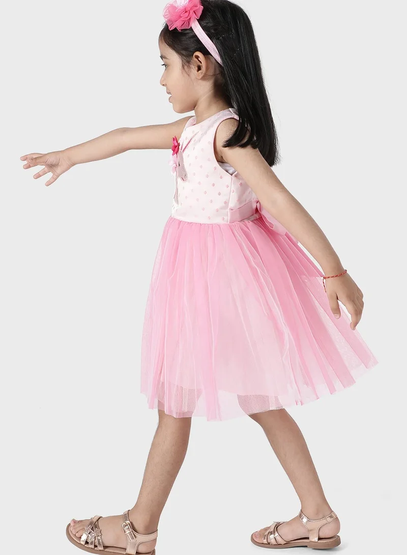 A Little Fable Kids Shimmer Unicorn Dress