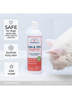 Flea & Tick Shampoo For Dogs And Cats  Flea And Tick Killer Treatment With Natural Essential Oils  For Pets Over 4 Months  Powered By Plants  12 Fl Oz - pzsku/Z4A21B3D0848B9981040FZ/45/_/1726220234/633f0368-1bd3-4997-b75f-7ecb83aba662