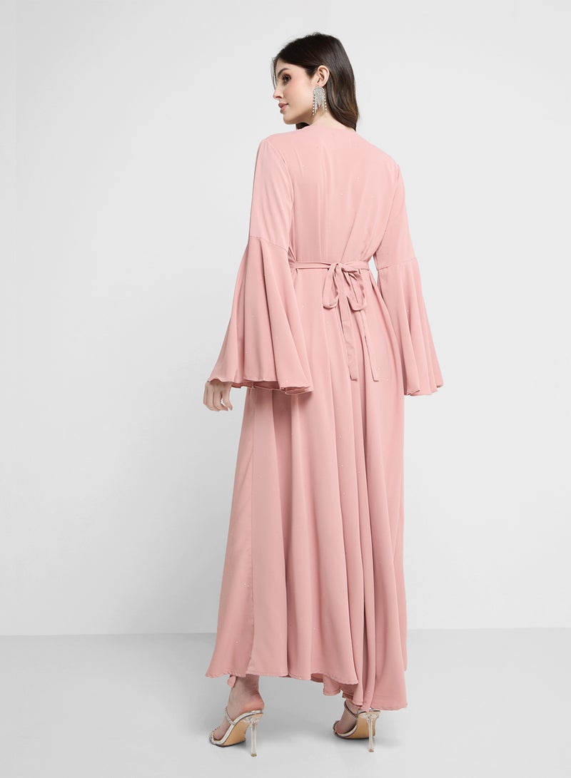 Khizana Dress With Flare Sleeve - Image 2