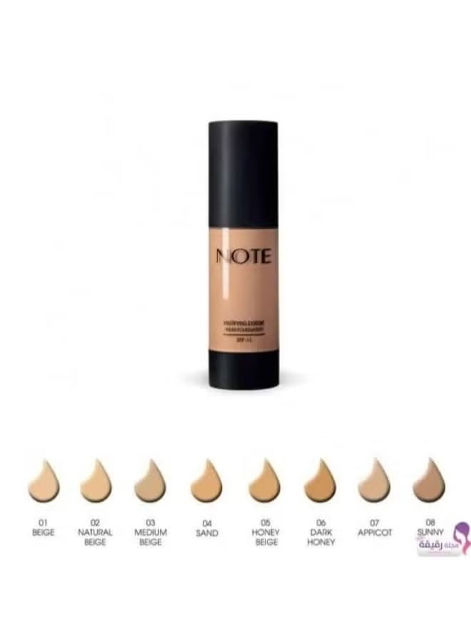 NOTE COSMETIQUE Note Detox & Protect Foundation with Fresh Effect - Shade 01 Beige - Image 2