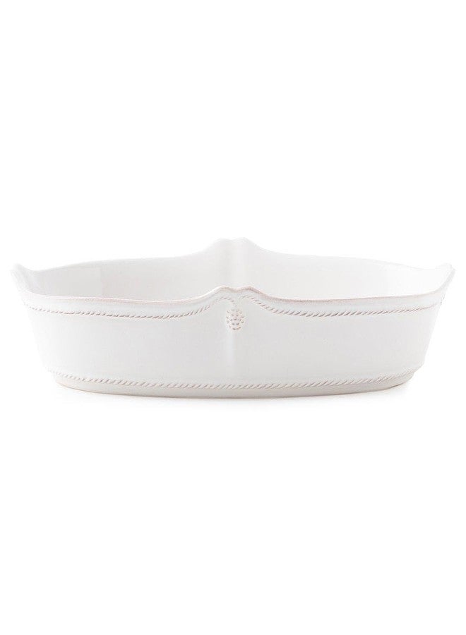 Juliska Berry & Thread 12" Oblong Server - Whitewash - Image 1