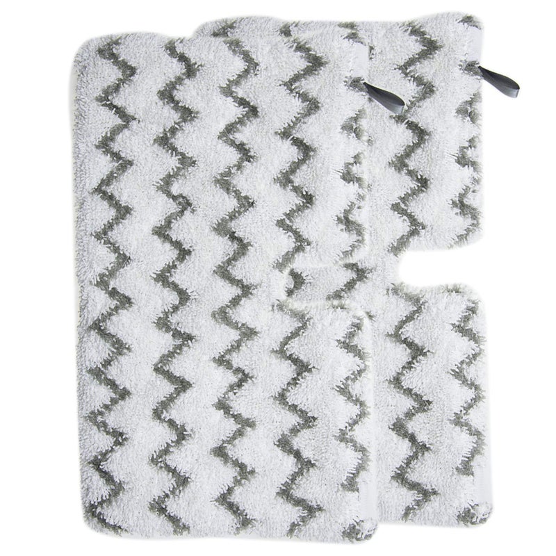 BIHARNT 2 Pack S3501 S3601 Steam Pocket Mop Pads for Shark S3500 Series S3501 S3601 S3550 S3901 SE450 S3801CO S3601D S2901 S2902 Steam Mop Pads Washable