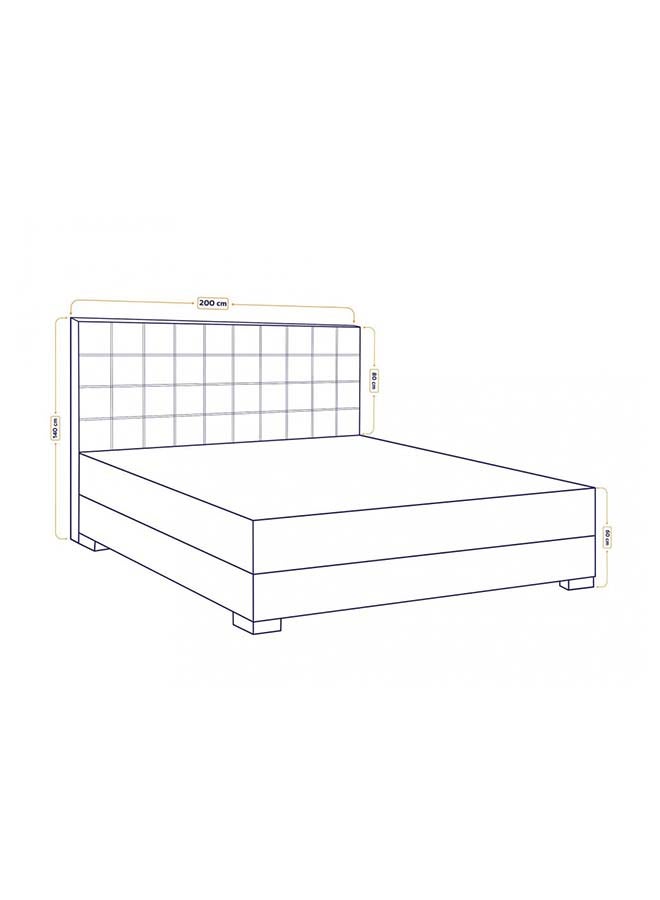 House One H118 | Velvet headboard - Dark Blue  - Image 3