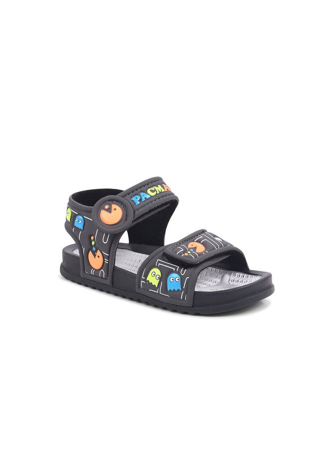 KATS PAC-MAN Kids Comfort Velcro Sandals with Cushioned Footbed - Image 2