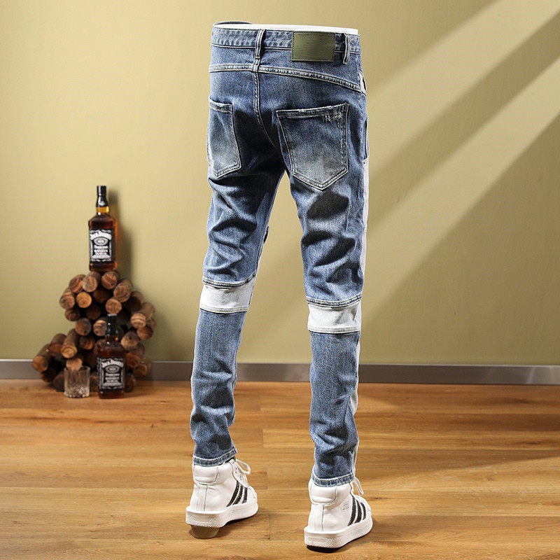 Unisex Casual Daily Denim Jeans - Image 5