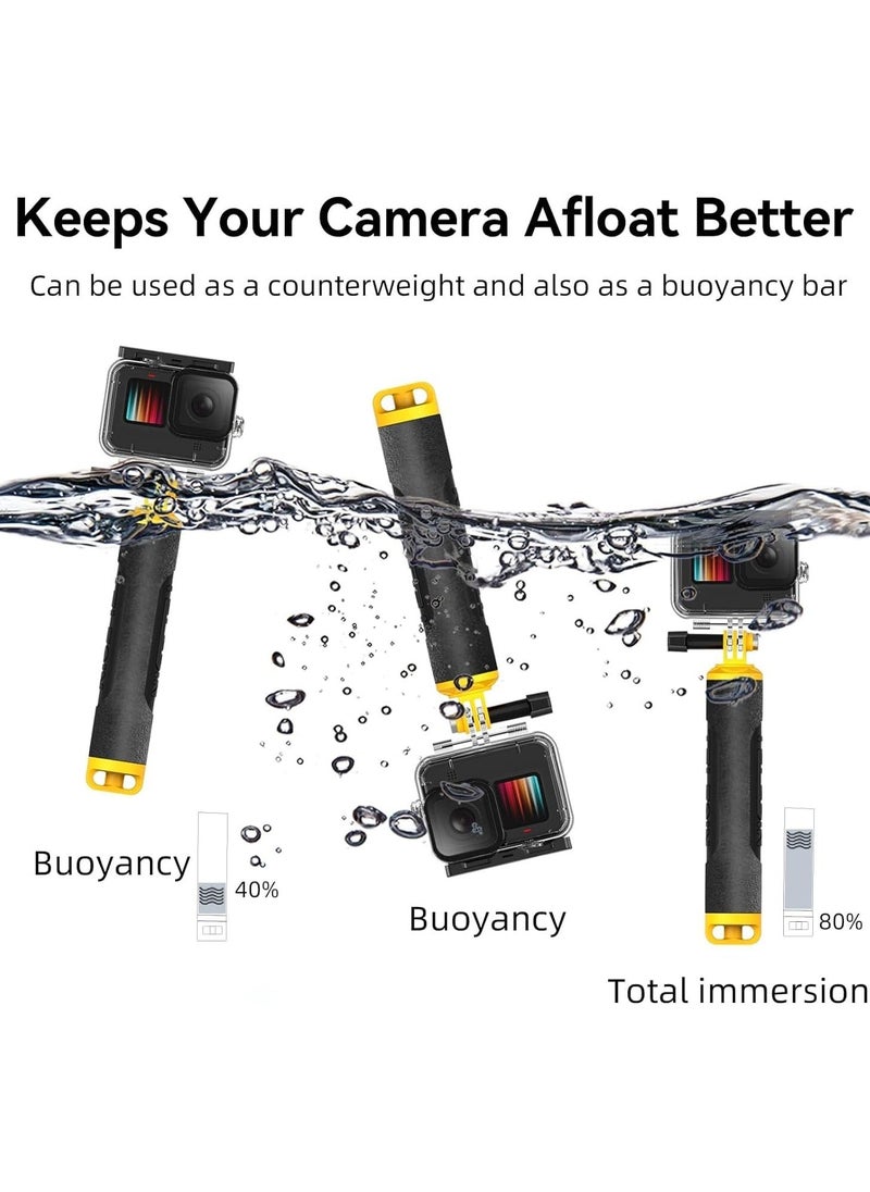 Generic - عصا سيلفي عائمة عالمية لكاميرات GoPro Hero 12/11/10/9/8/7+ وDJI وInsta360 Action - عصا تحت الماء مثالية لركوب الأمواج والغطس والتصوير تحت الماء - Image 1
