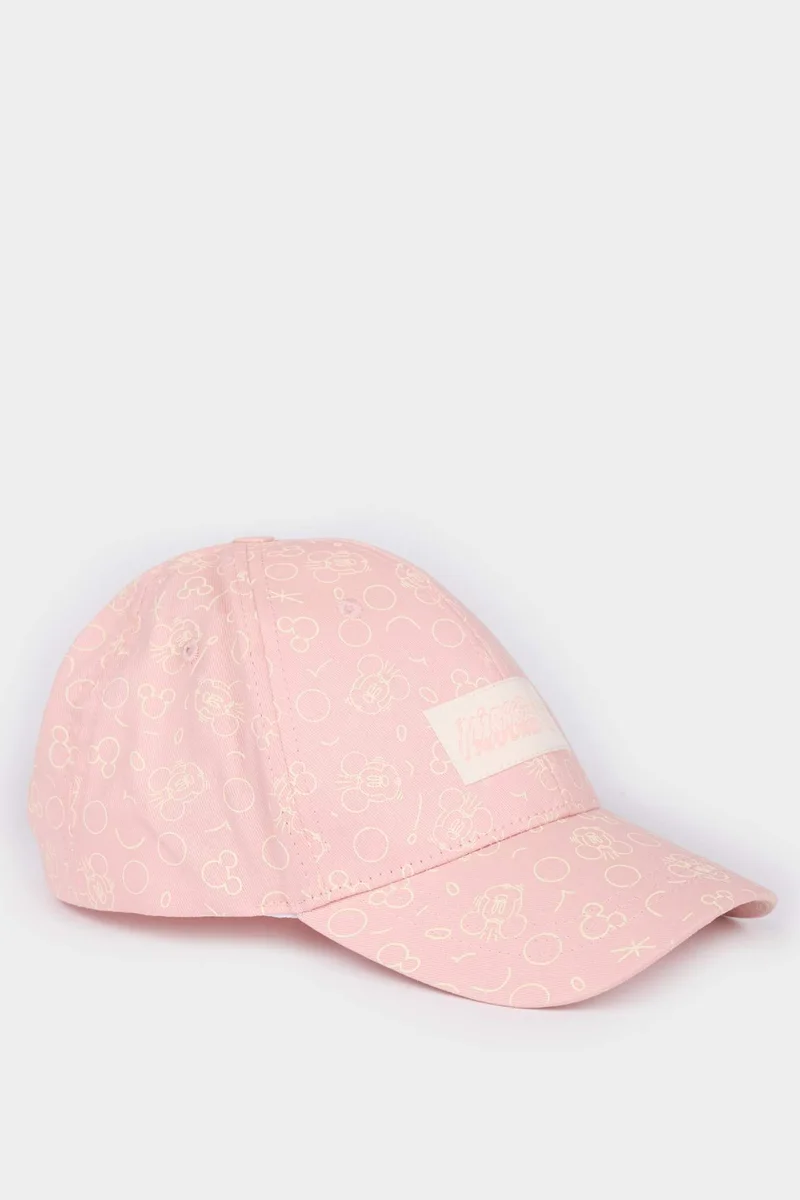 ديفاكتو Girl Disney Mickey &amp; Minnie Patterned Denim Cap