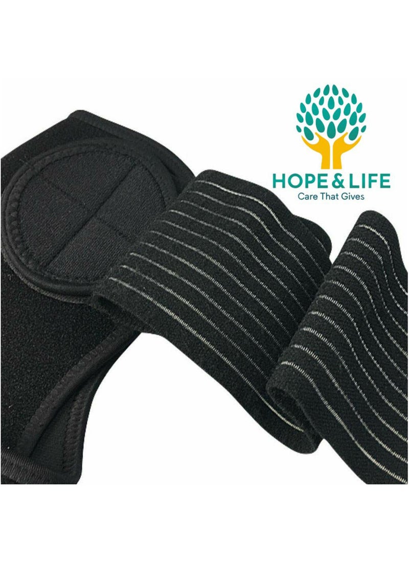 Hope And Life - A Corset To Stabilize The Shoulder That Speeds Up The Recovery Process And Protects Against Injuries. Suitable For Athletes - One Size - For Men And Women - Image 1