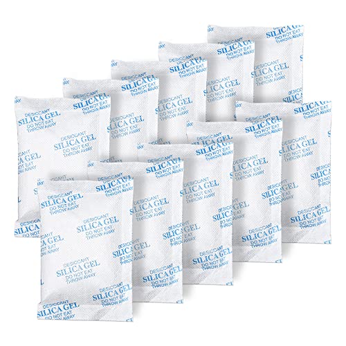 Absorbking Silica Gel Packs - 80Pcs 20Gram Moisture Absorbers, Premium Transparent Desiccant for Storage, Silica Gel Desiccant Packets Food Safe for Moisture - Image 1
