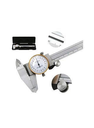 1-Piece 0-150MM/0.02MM Dial Caliper,High Precision Industry Stainless Steel Vernier Caliper,Shockproof Metric Measuring Tool - pzsku/Z4A223503884993D7D15EZ/45/_/1676337092/029154cb-3da9-4967-8dfa-b72c854f4eea