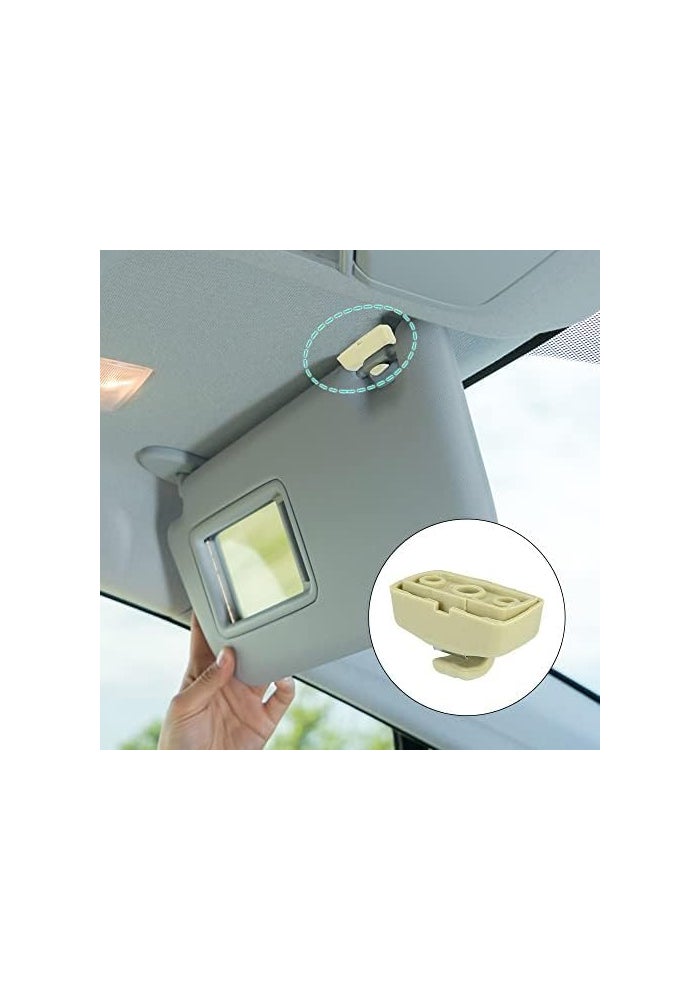 Vuzmode Beige Sun Visor Hook Clip - Image 3