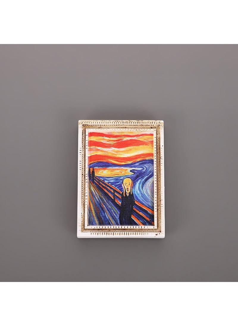 بيوينتي 3D Classic Art Fridge Magnets Resin Retro Frame-Shout 