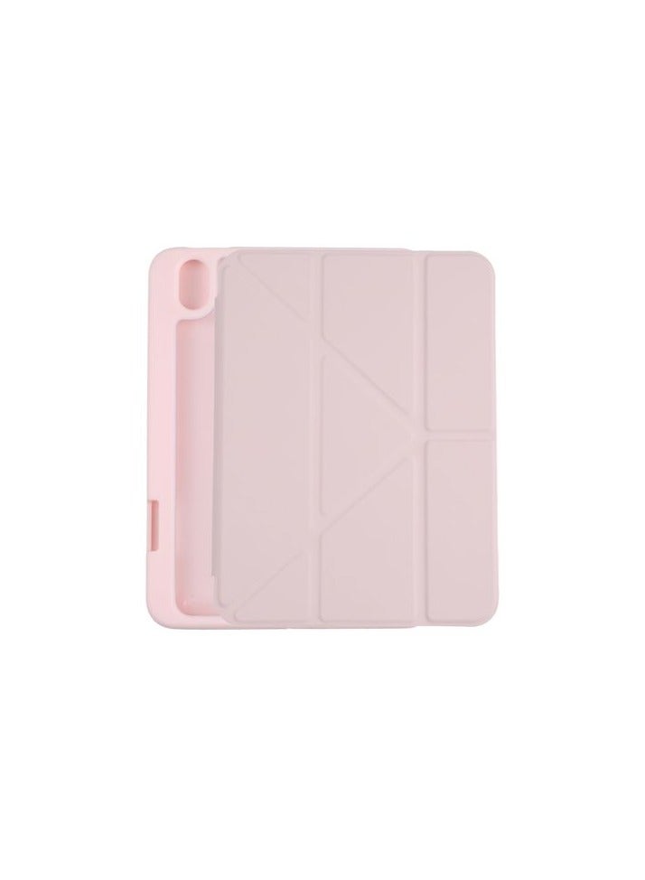 Devia Leather Case with Pencil Slot for Apple iPad Mini6 ( 2021 ) - Ligth Pink - Image 1