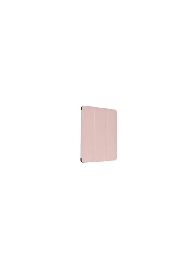 Devia Leather Case with Pencil Slot for Apple iPad Mini6 ( 2021 ) - Ligth Pink - Image 2