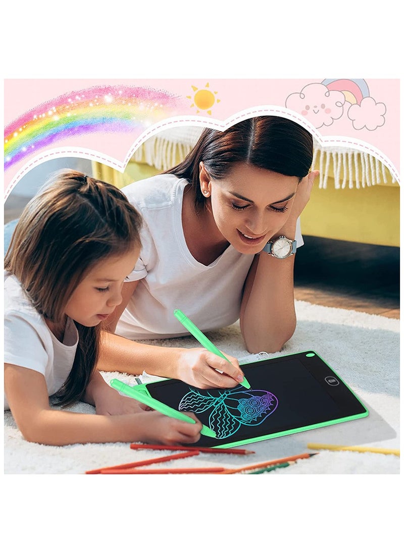 null - 6.5 inchLCD Writing Tablet Electronic Digital Writing Color Screen Graffiti Board Handwriting Paper Drawing Tablet Computer Gift  Thanksgiving gifts Carnival, Portable LCD Writing Tablet for Painting, Graffiti, Lcd Writing Tablet Electronic Doodle Pad Home Office School Drawing Board, Portable Foldable Lcd Reading Writing Early Education Development Tablet For Kids,Black - Image 1