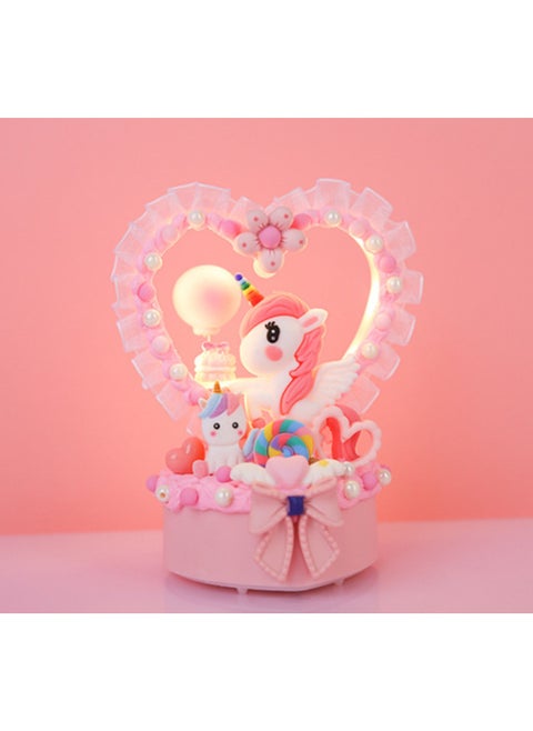 Moe Zhiyuan DIY Warm Lamp Night Light Cream Glue Handmade Toy Material Bag-Specifications:Warm Lamp Unicorn (need To Bring Their Own 7th Battery)