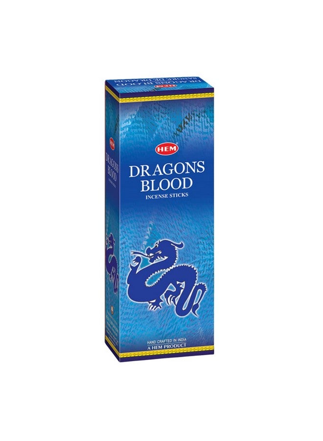HEM HEM Dragons Blood Blue Incense Sticks | Natural, Pure House & Flower Powder | Aromatherapy Incense For Air Purifier, Cleanness The Aura & Relieving Stress | Gift Set, 120 Count (Pack of 1) - Image 1