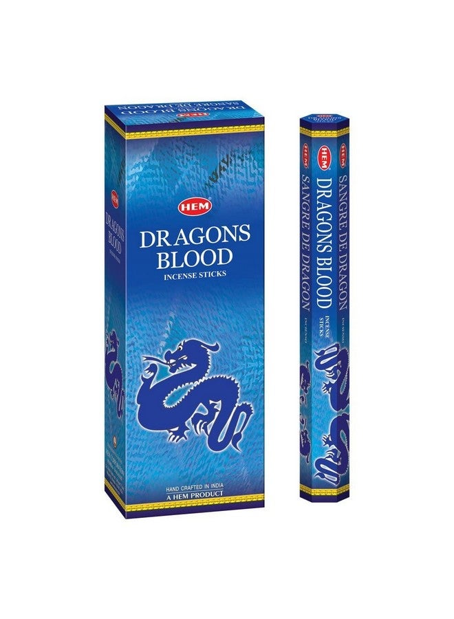 HEM HEM Dragons Blood Blue Incense Sticks | Natural, Pure House & Flower Powder | Aromatherapy Incense For Air Purifier, Cleanness The Aura & Relieving Stress | Gift Set, 120 Count (Pack of 1) - Image 2